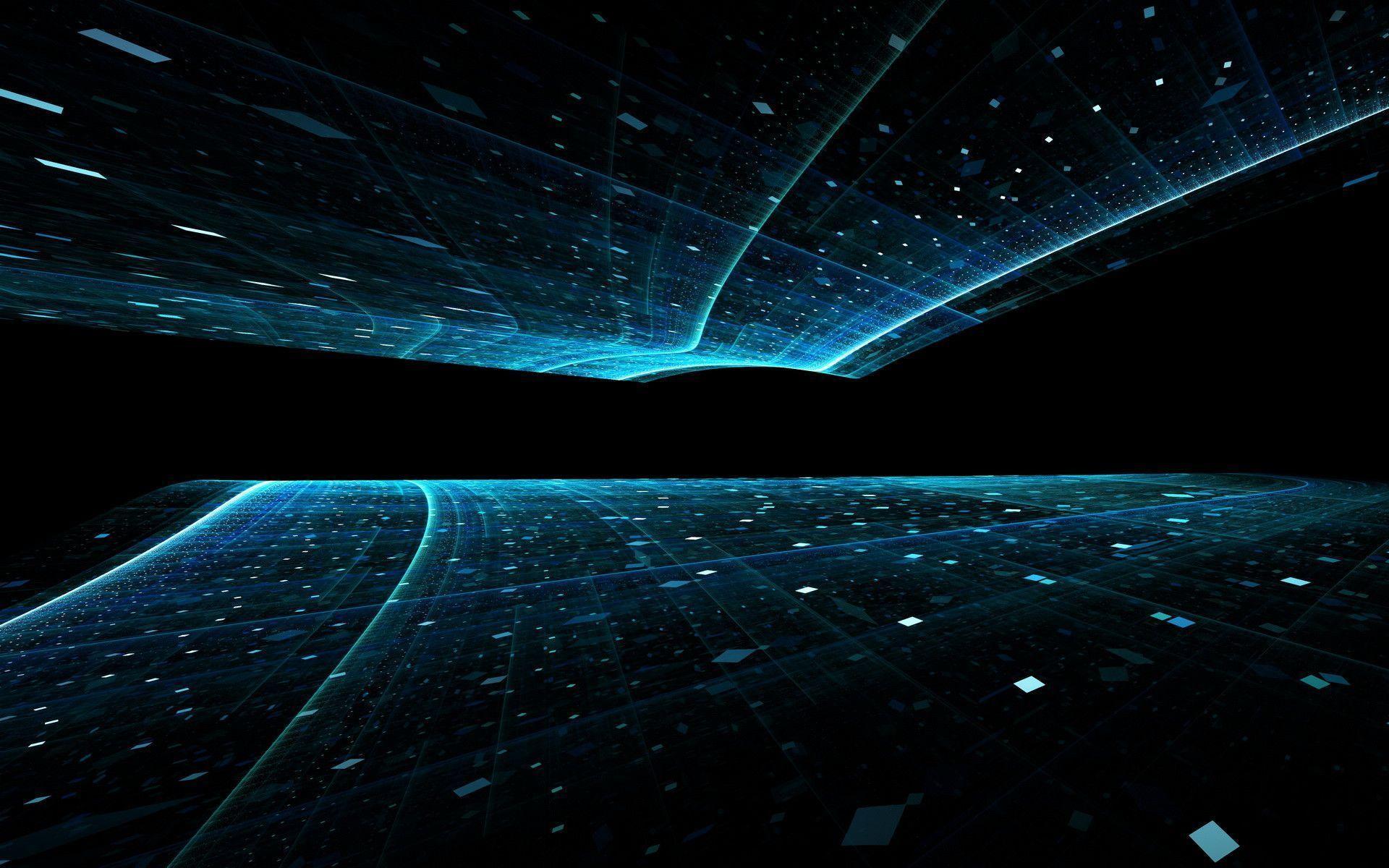 Griglia digitale futuristica blu, sfondi per Computer, 1920x1200 Full HD+, Desktop