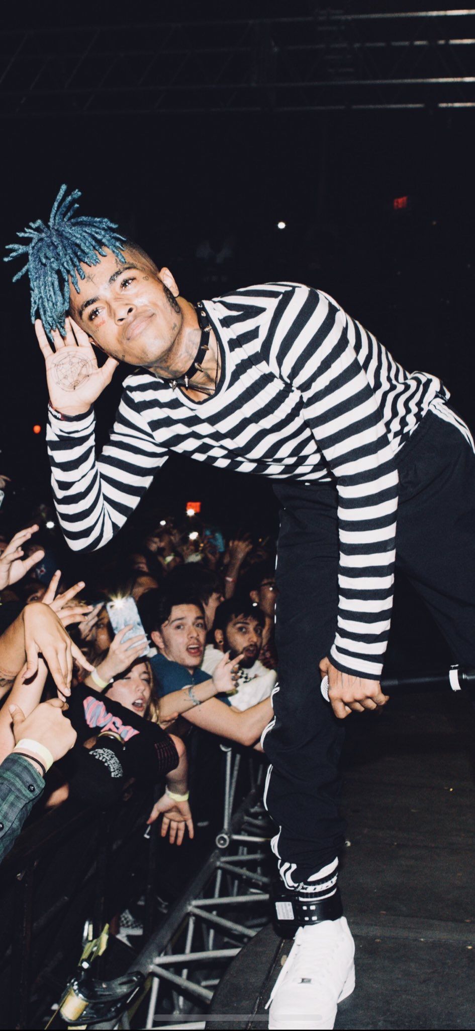 XXXTentacion capelli blu, 899x1599 Verticale, OnePlus