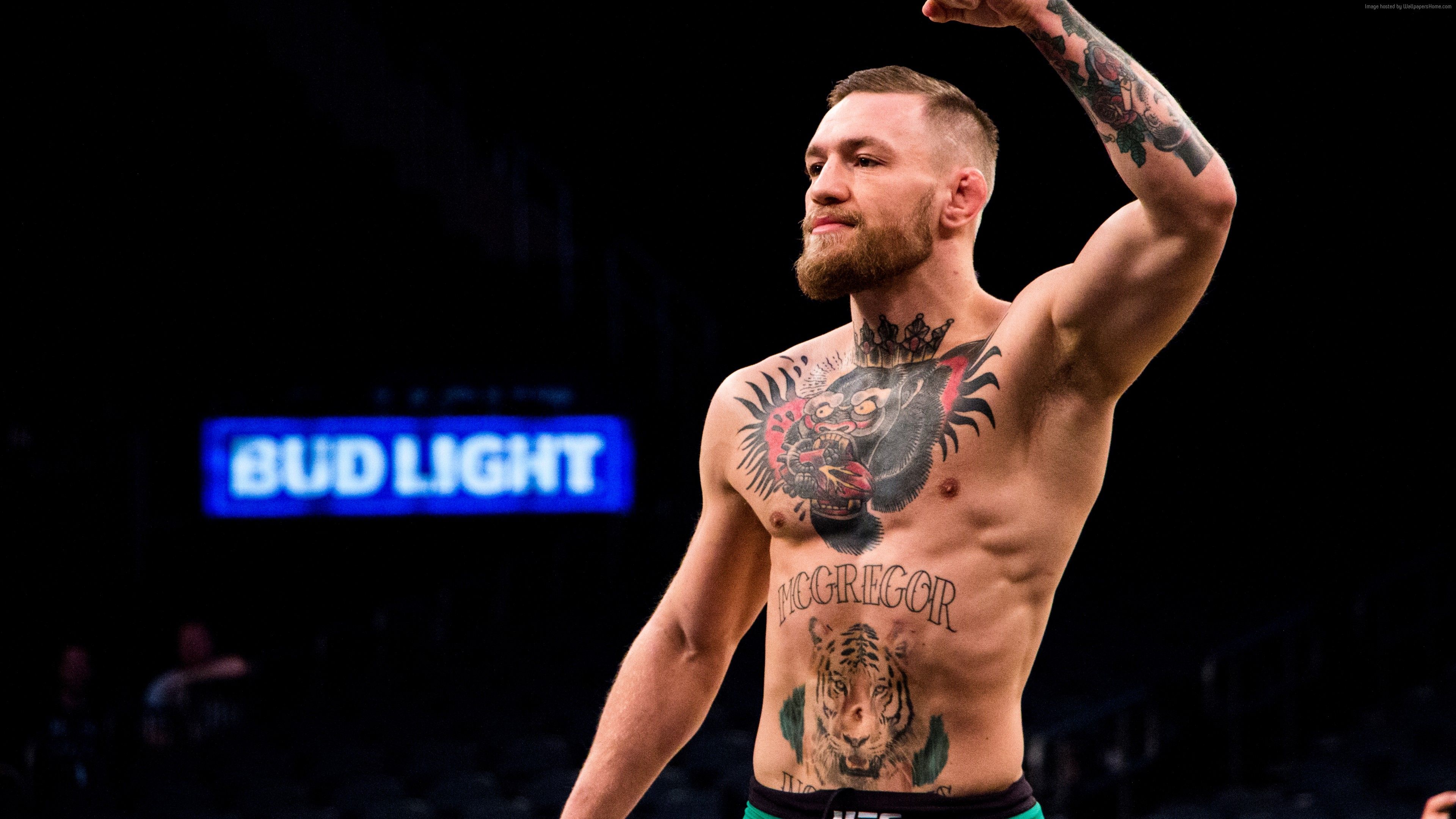 Conor McGregor a torso nudo, 3840x2160 Ultra HD, Monitor 4K
