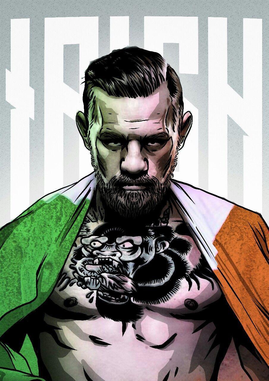 Conor McGregor bandiera irlandese, 905x1280 Full HD Verticale, iPhone Plus