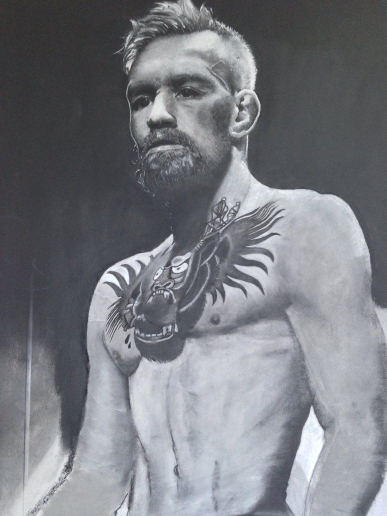 Conor McGregor ritratto bianco e nero, 774x1032 Full HD Verticale, iPhone Plus