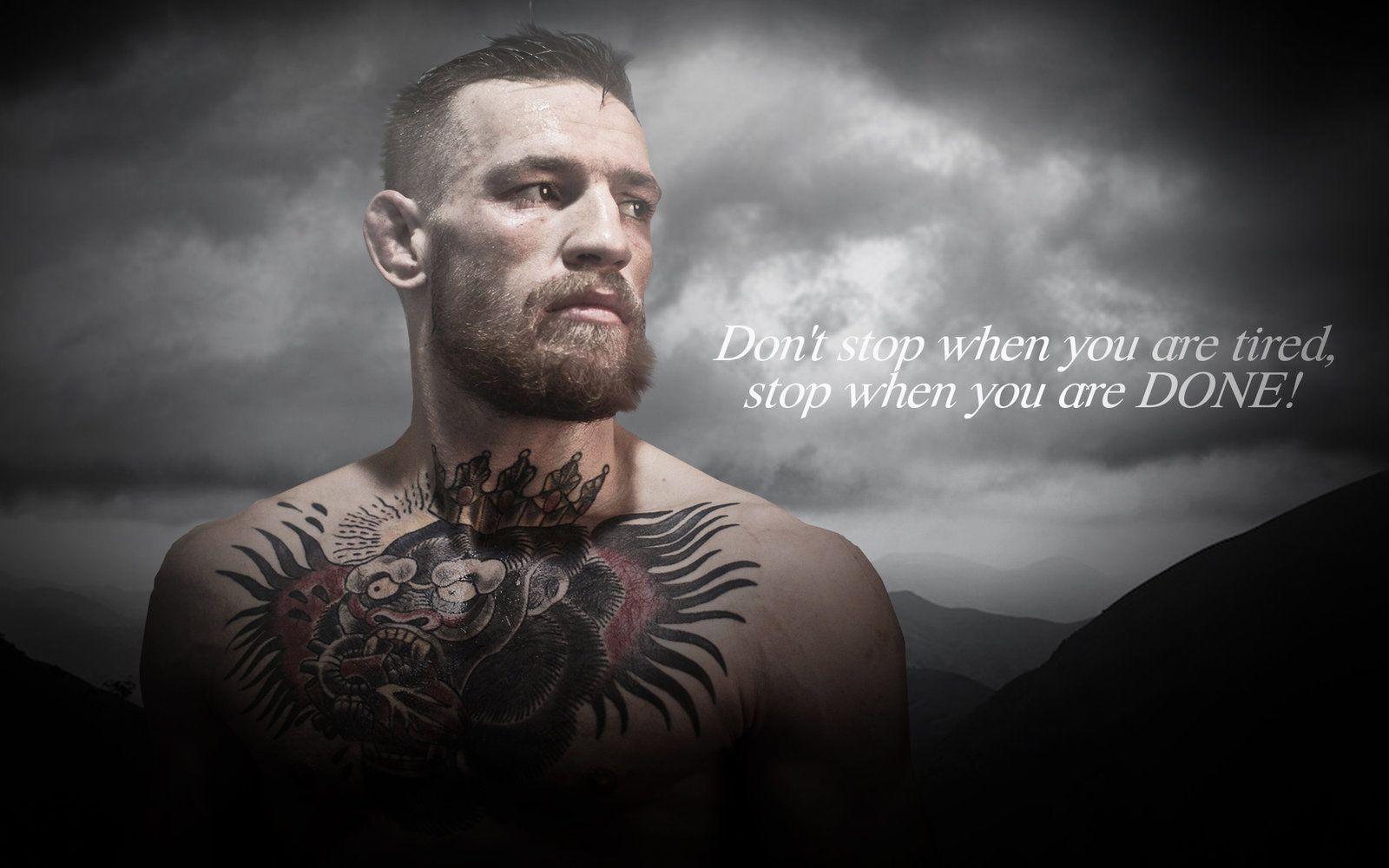 Conor McGregor citazione motivazionale, 1600x1000 HD, PC