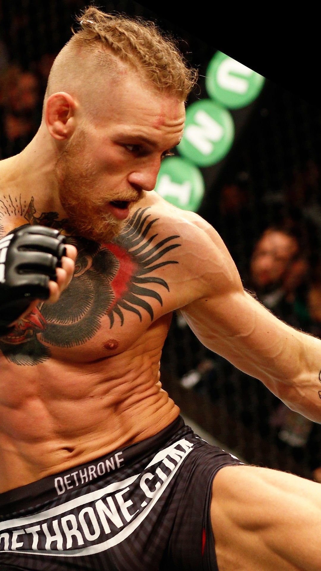 Conor McGregor combattimento MMA, 1080x1920 Verticale, iPhone