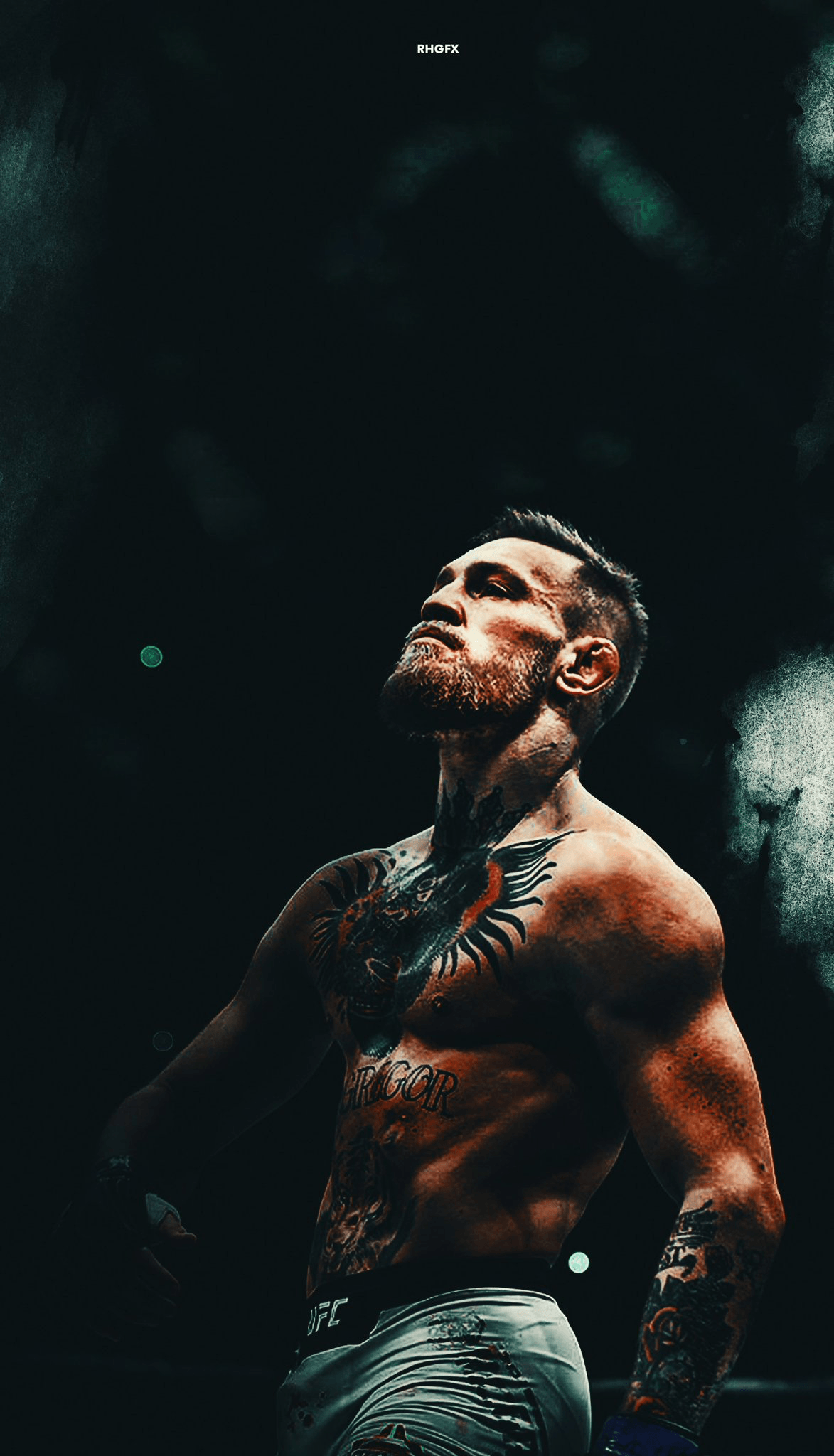 Conor McGregor sfondo scuro, UFC, 1173x2048 Full HD Verticale, iPhone Plus
