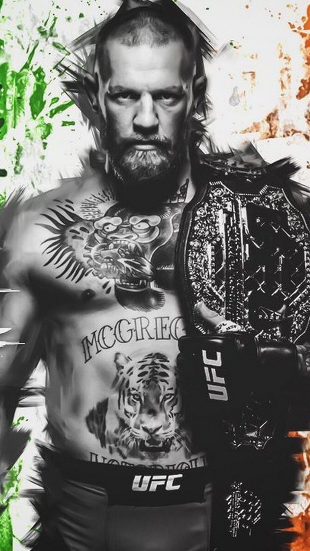 Conor McGregor cintura UFC, MMA, 1080x1920 Full HD Verticale, iPhone Pro Max