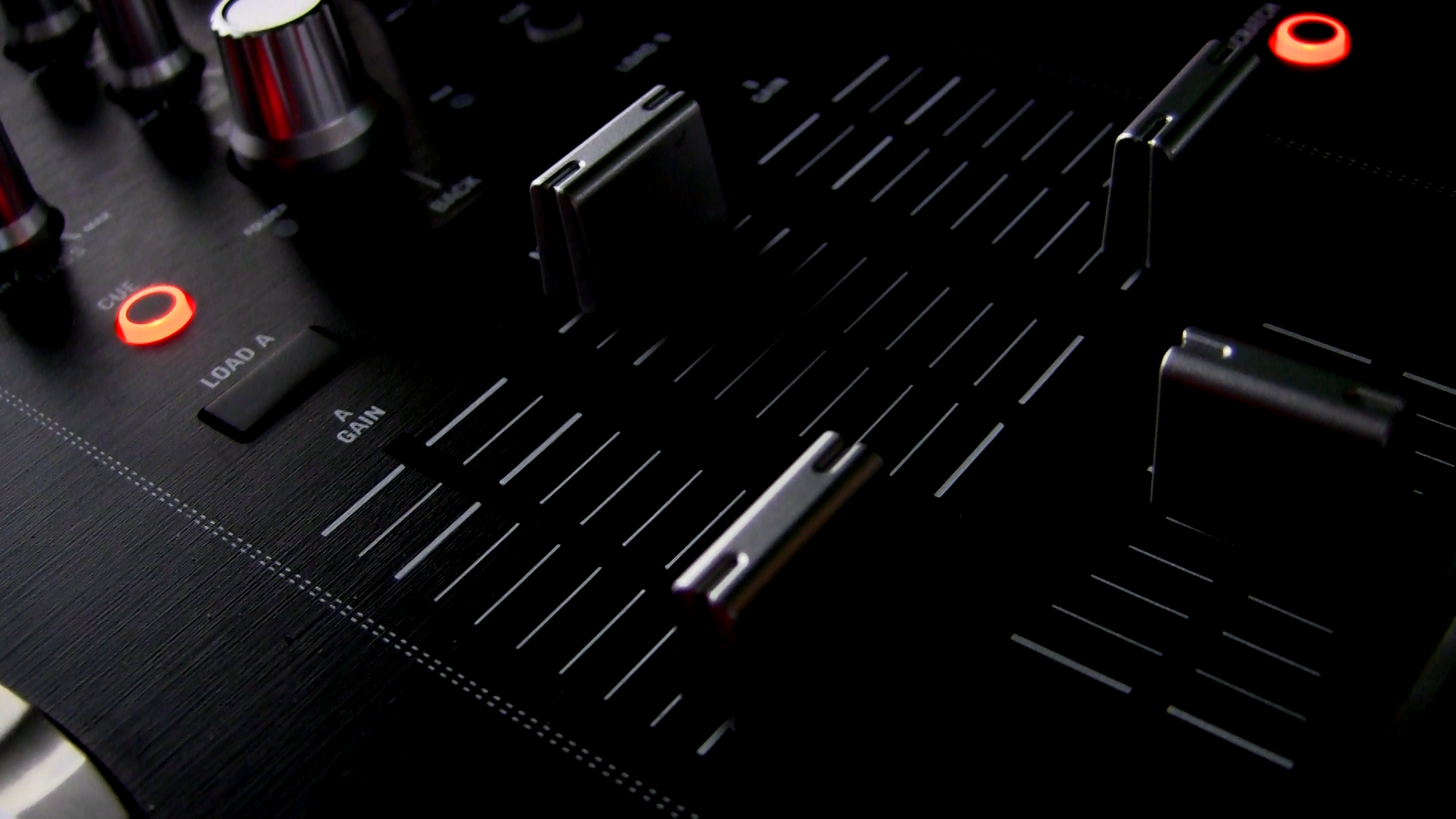 Controller DJ nero primo piano, 1920x1080 1080p, Desktop