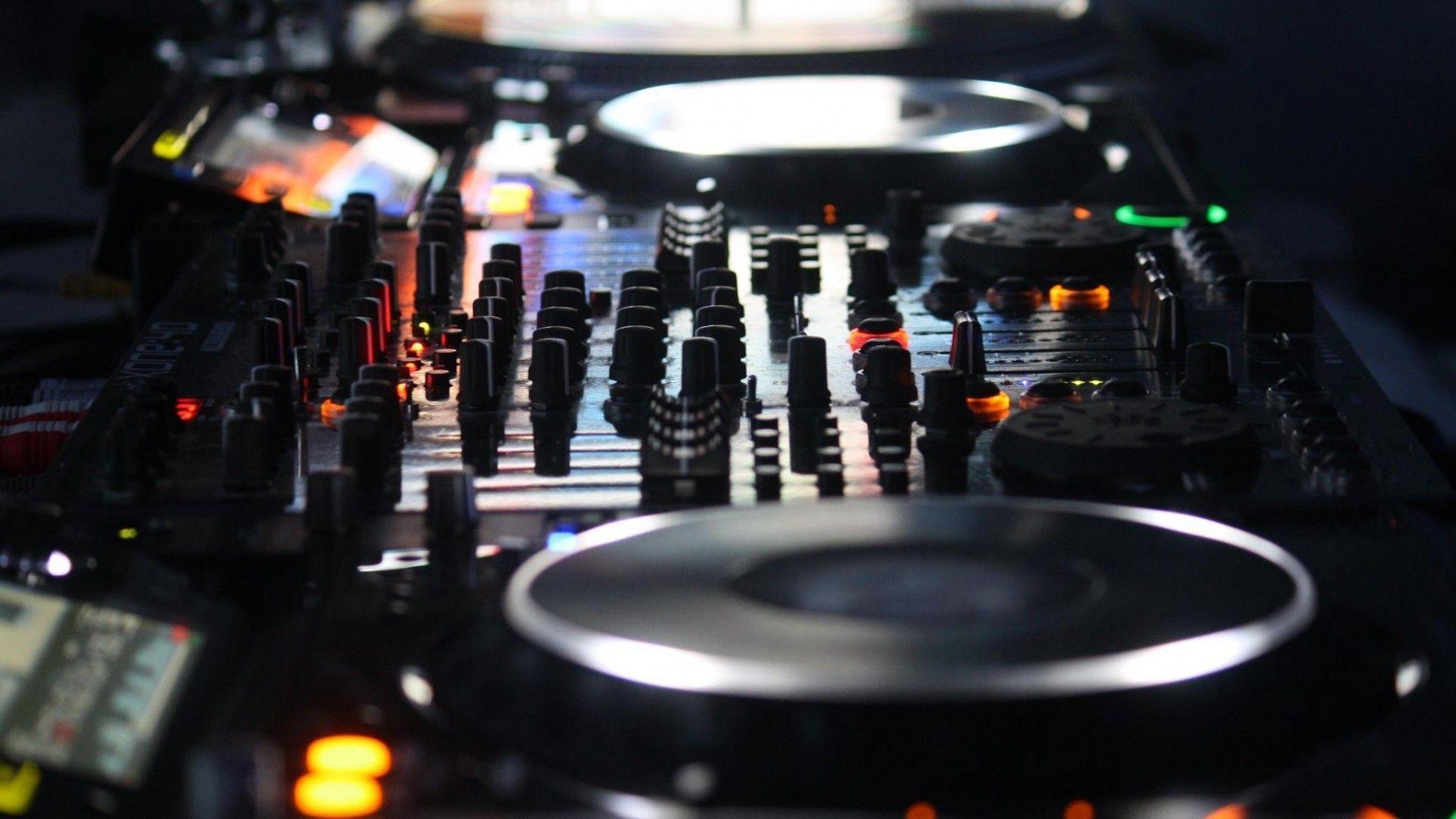 Controller DJ mixer scuro, 1920x1080 Full HD 1080p, PC Desktop
