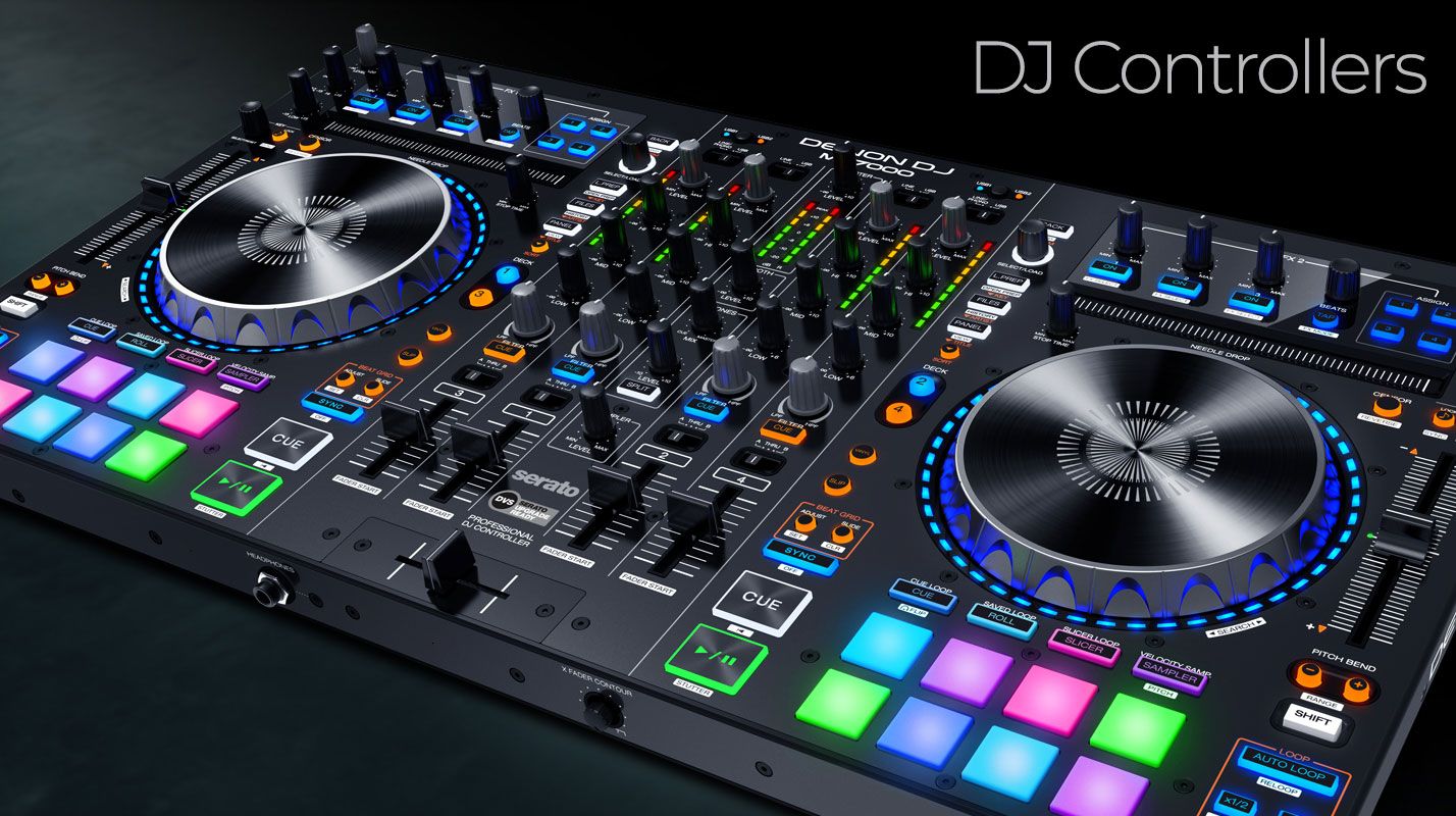 Controller DJ Denon nero, 1428x800 HD, Desktop