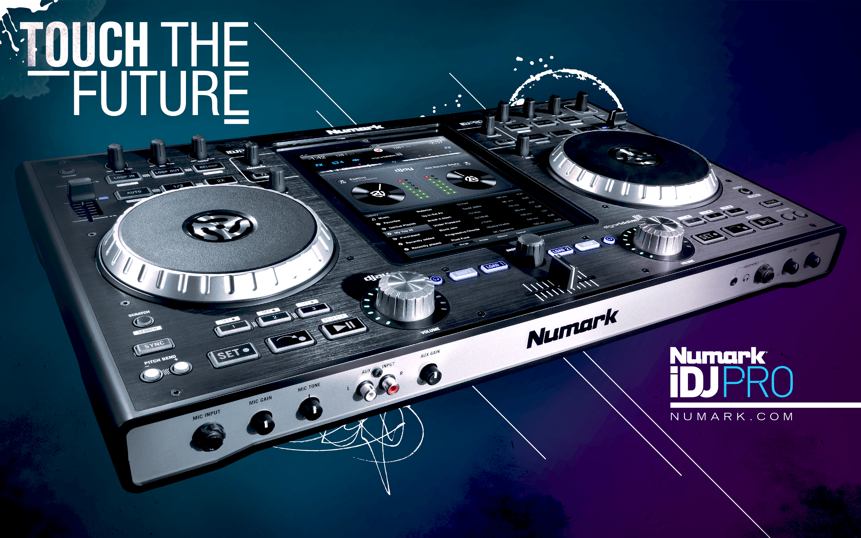 Controller DJ Numark iDJ Pro, 2880x1800 2K+, PC