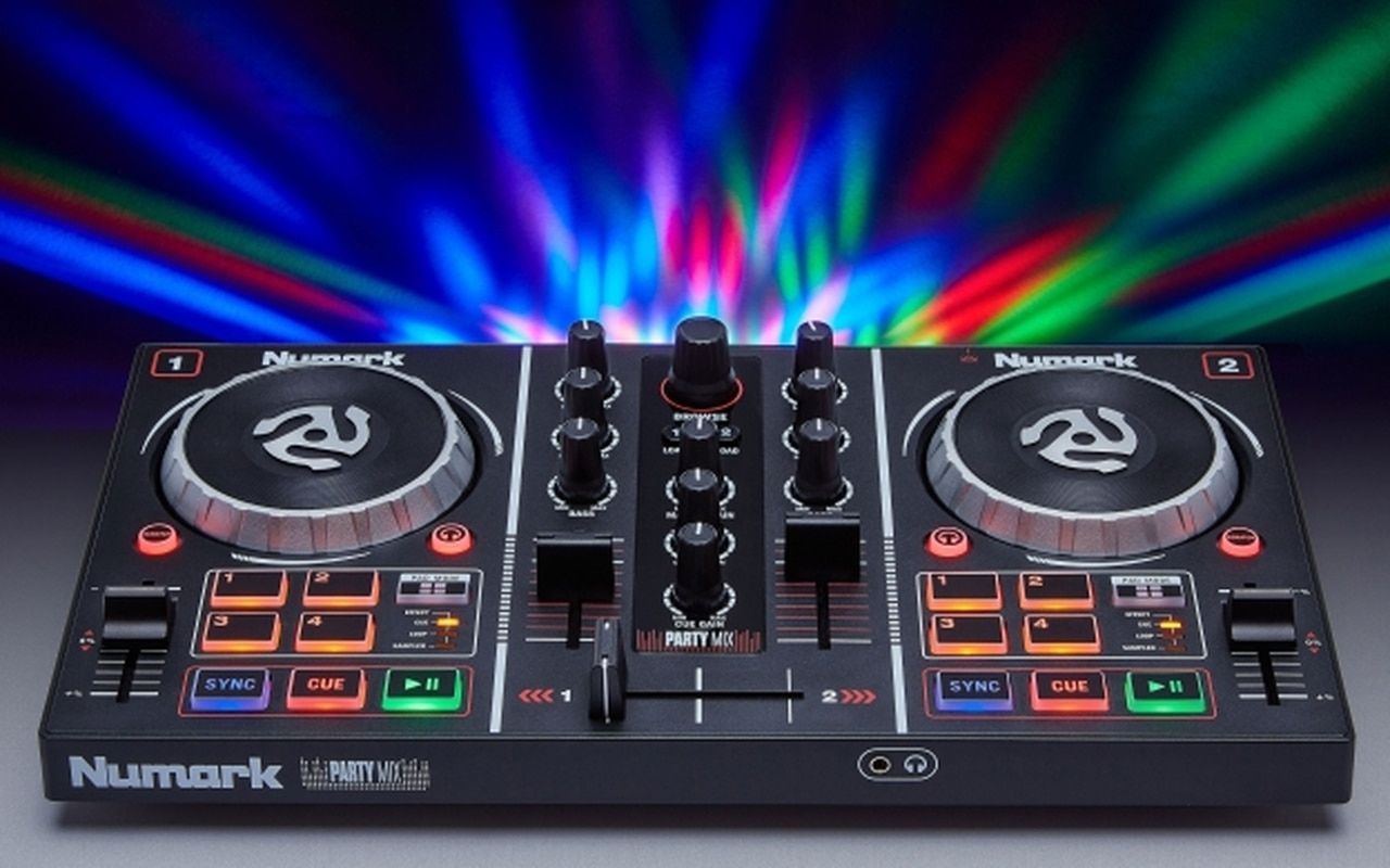 Controller DJ Numark Party Mix, 1280x800 720p, PC