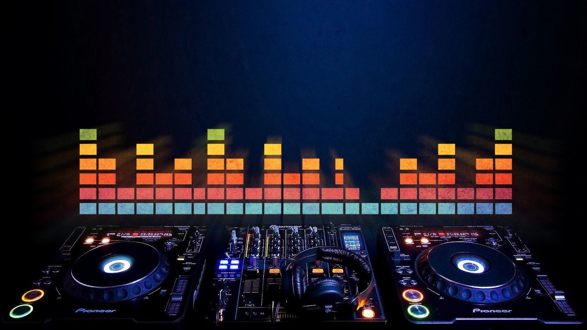Controller DJ Pioneer con equalizzatore, 1920x1080 Full HD, Desktop