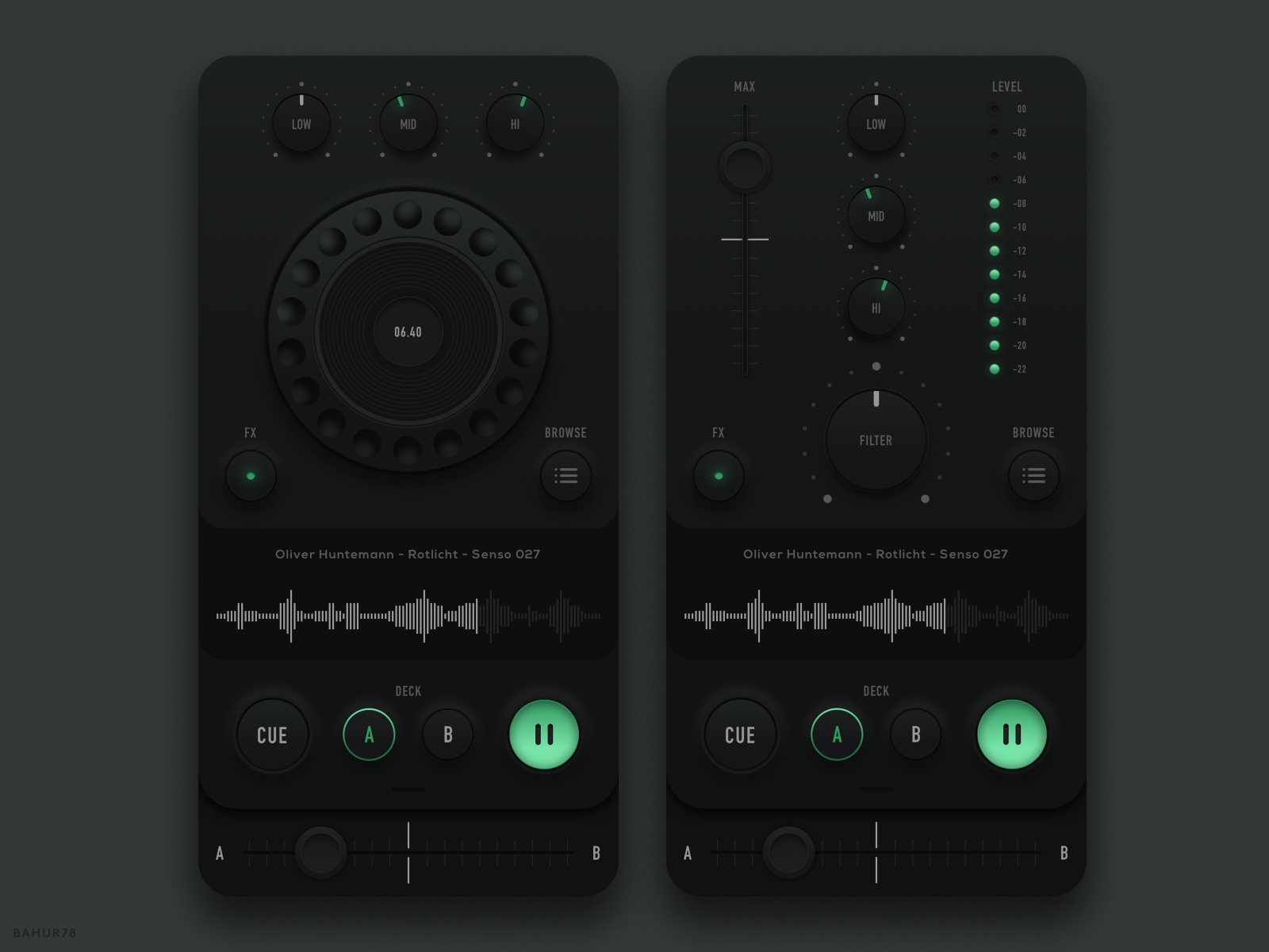 App mobile DJ controller scuro, 1600x1200 HD Ready, Laptop