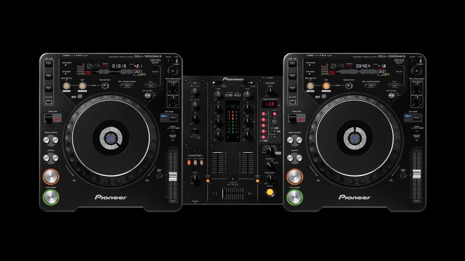Controller DJ Pioneer nero, 1920x1080 Full HD 1080p, Desktop
