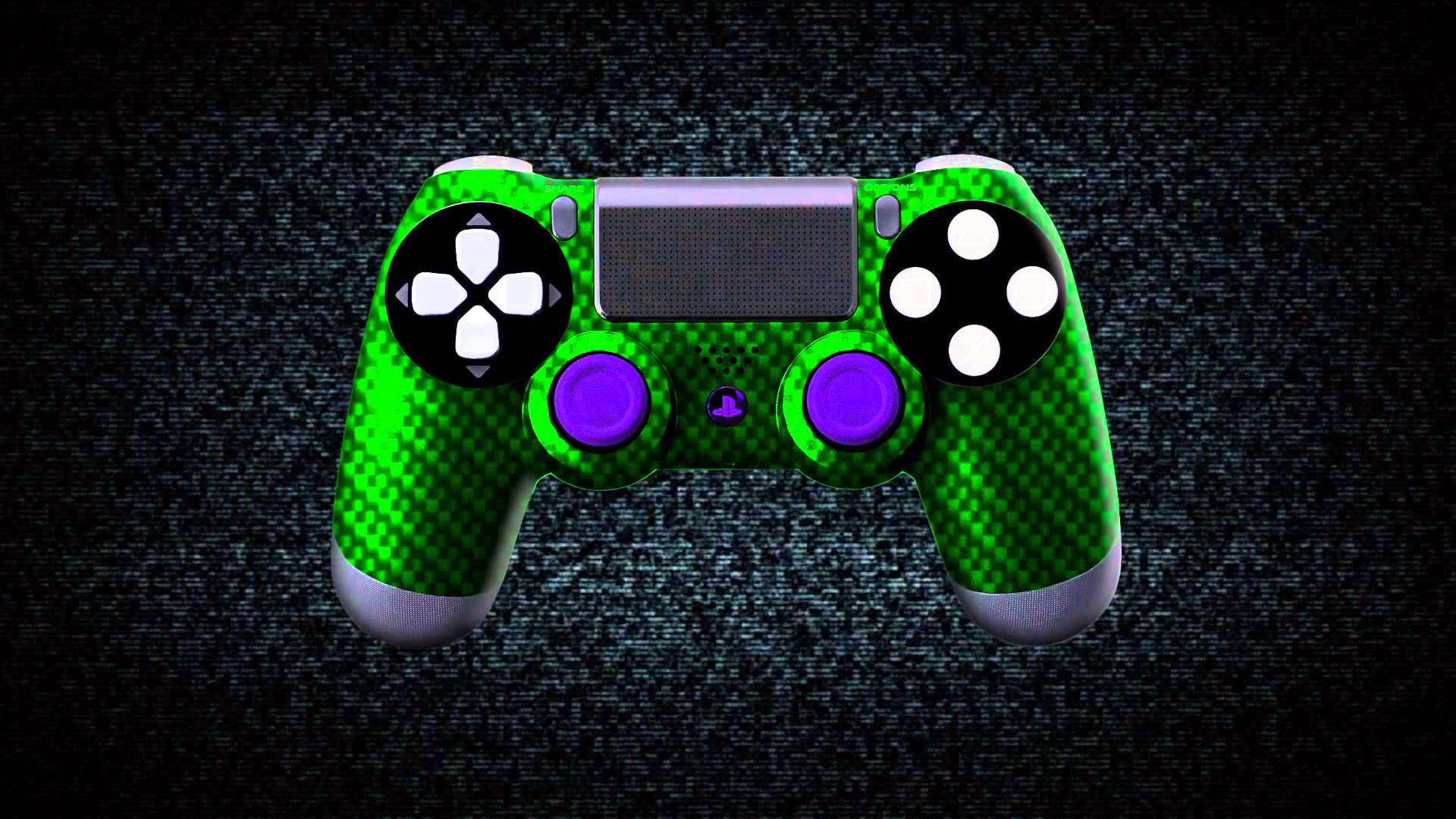 Simboli PlayStation al neon, 1920x1080 Full HD 1080p, PC Desktop