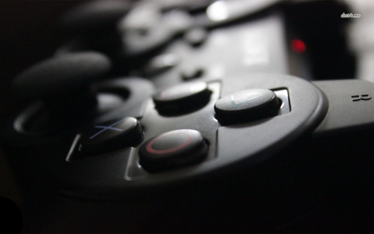 Controller PlayStation nero primo piano, 1280x800 HD, Desktop