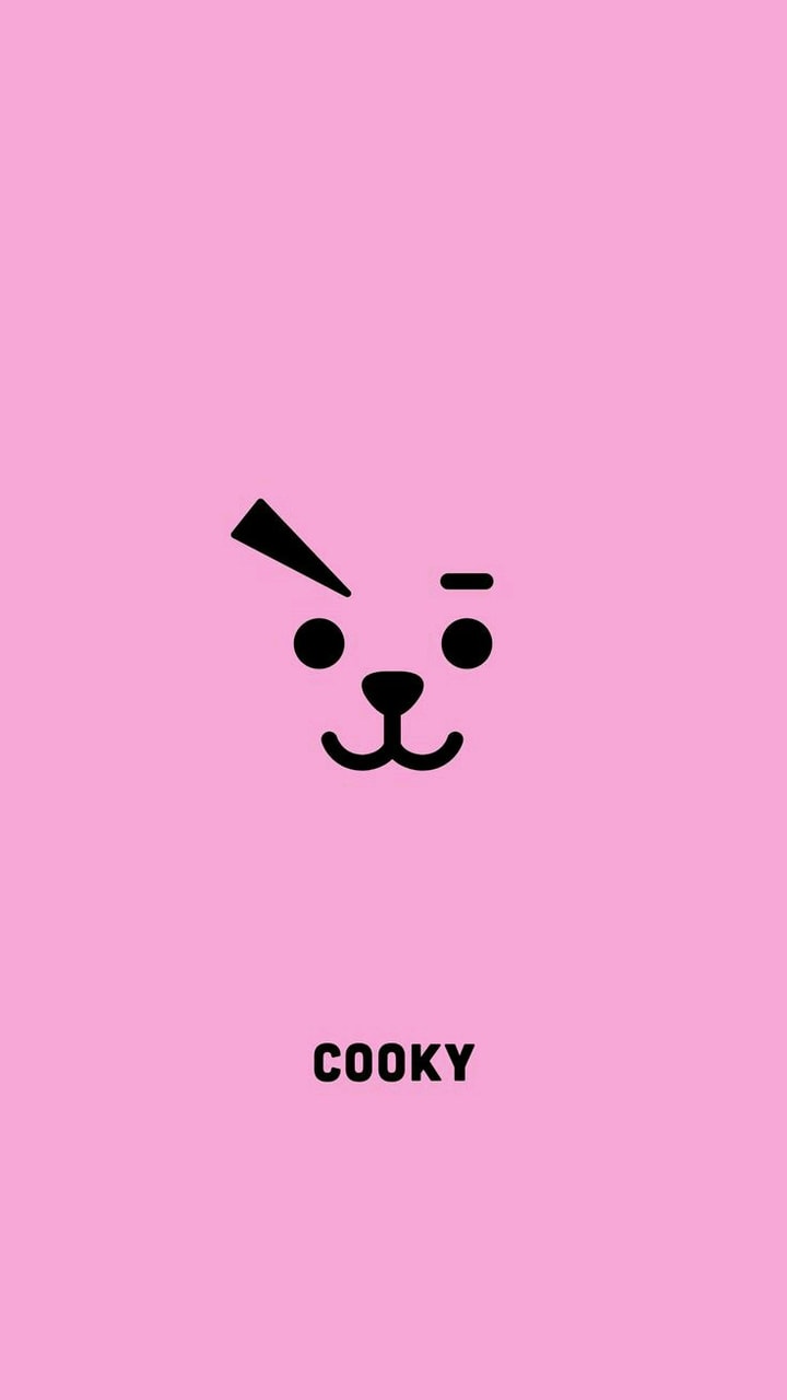 Cooky BT21 coniglio rosa, Jung Kook, 720x1280 Full HD Verticale, iPhone