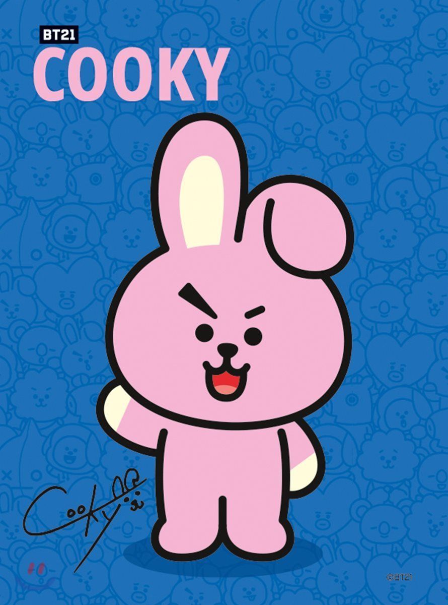 Cooky coniglio rosa BT21, 890x1200 Full HD Verticale, Smartphone