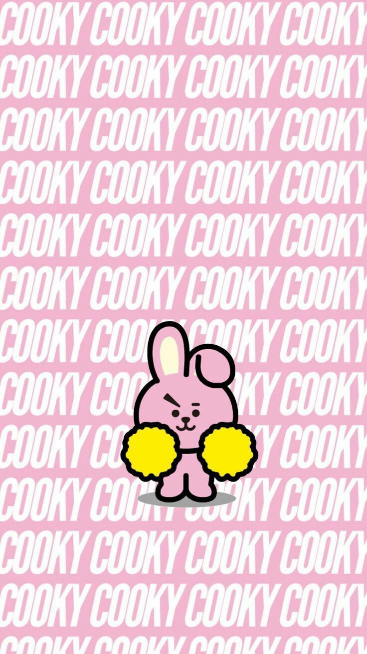 Cooky BT21 coniglio rosa, 736x1309 Verticale, POCO