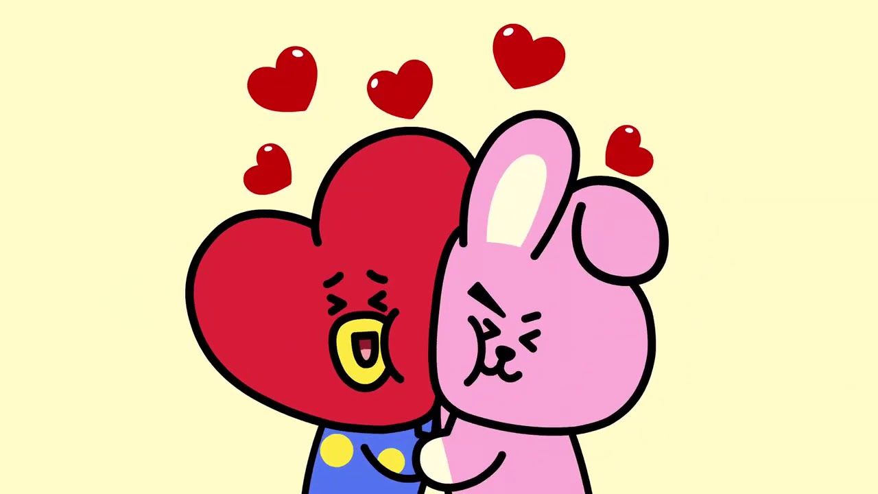 BT21 Tata e Cooky, 1280x720 HD, Desktop