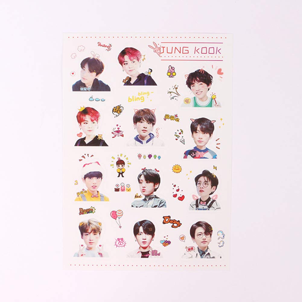 Adesivi Jungkook BTS foglio, gruppo K-pop, 1001x1001 HD, Desktop