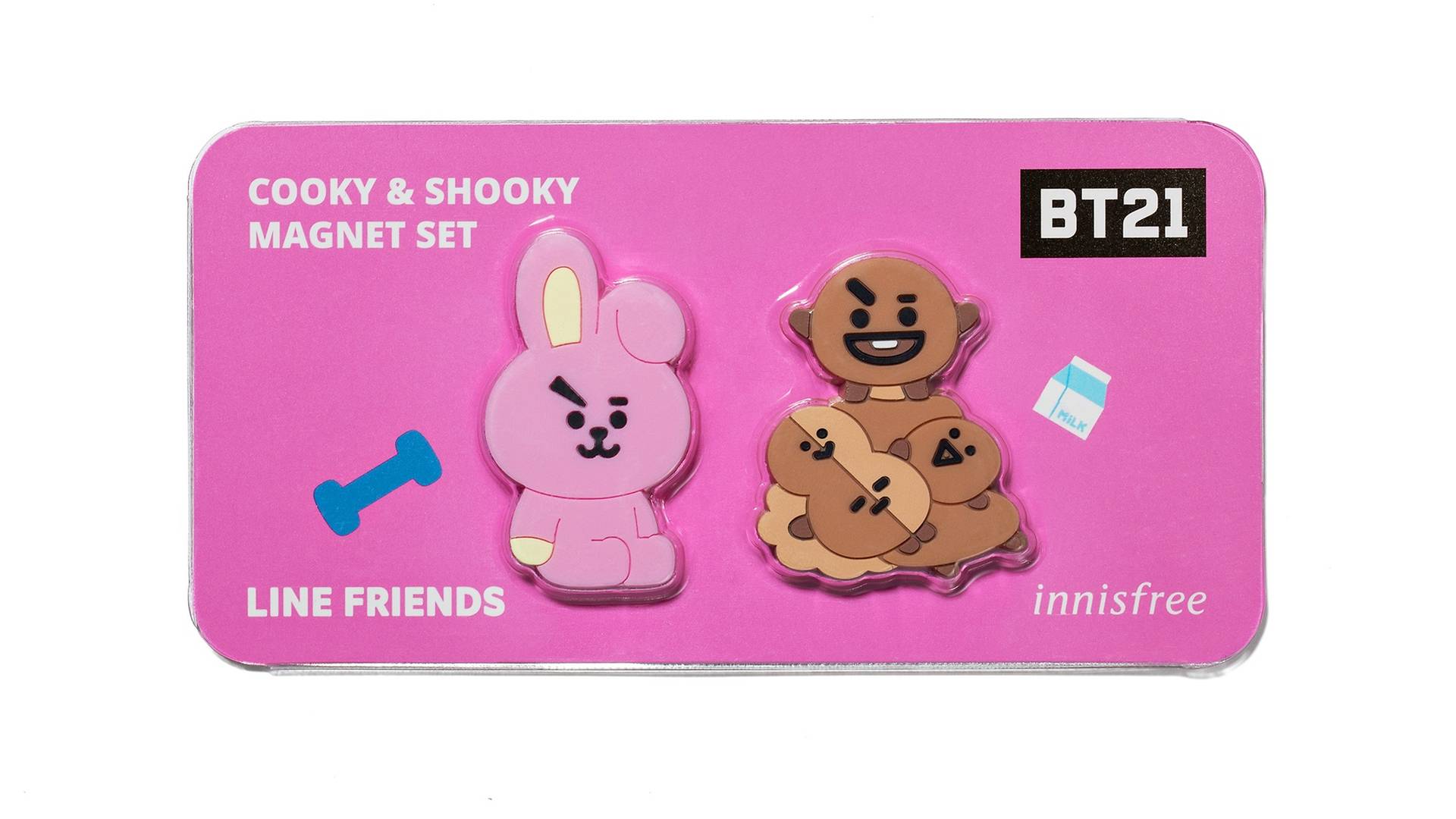 BT21 Cooky Shooky magnet set, 1920x1080 Full HD, Desktop