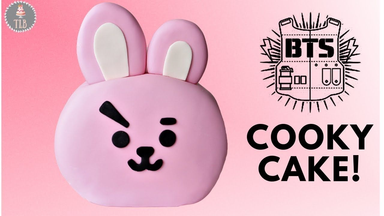 Cooky BT21 torta rosa, 1280x720 HD, Desktop