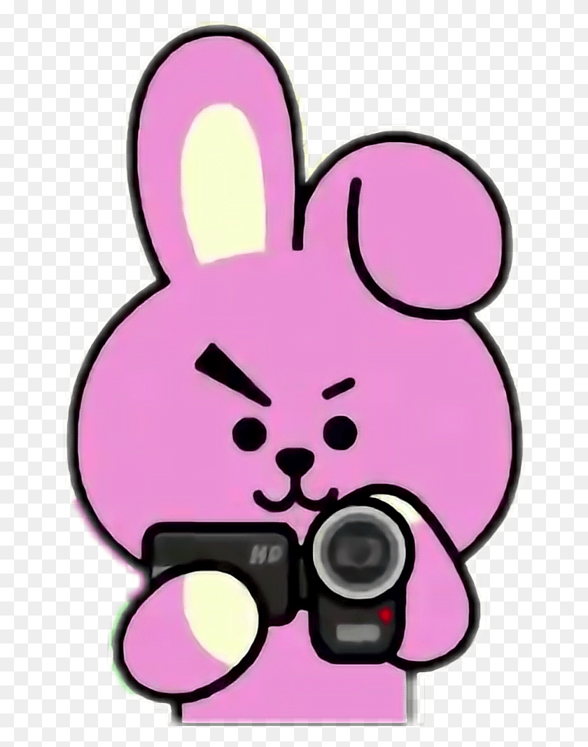 Cooky coniglio rosa BT21, 840x1068 Verticale, Xiaomi