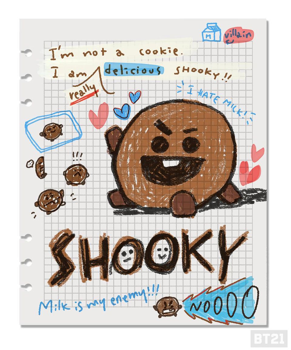 Shooky BT21 disegno biscotto, 960x1153 Verticale, Telefono