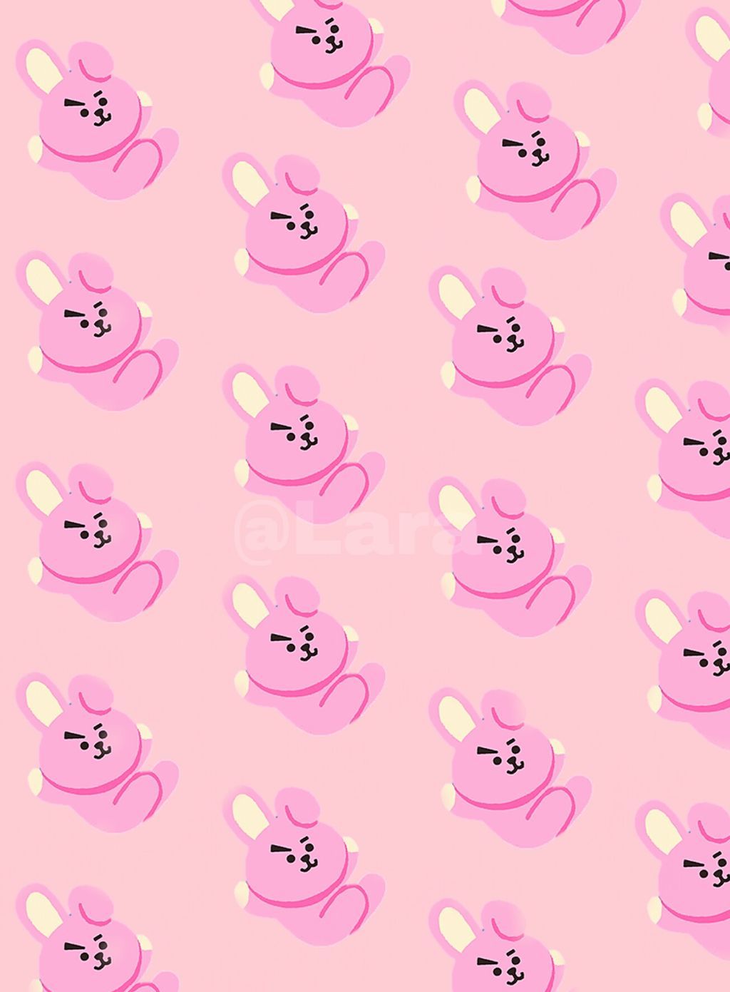 Coniglietto Cooky BT21 rosa, 1024x1391 Full HD Verticale, Smartphone
