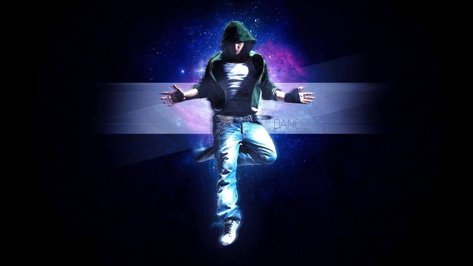 Ballerino hip hop galassia, 1600x900 HD Ready, iMac