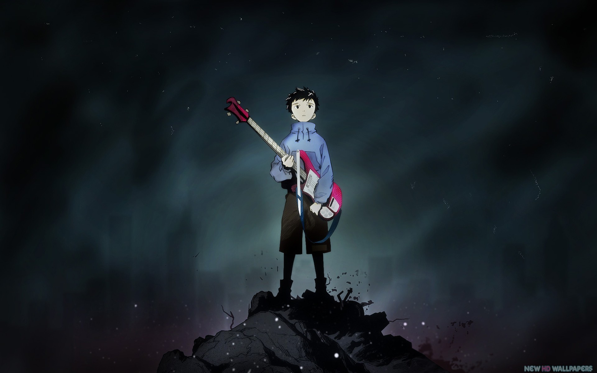personaggio anime con lancia notte, 1920x1200 WUXGA, PC Desktop