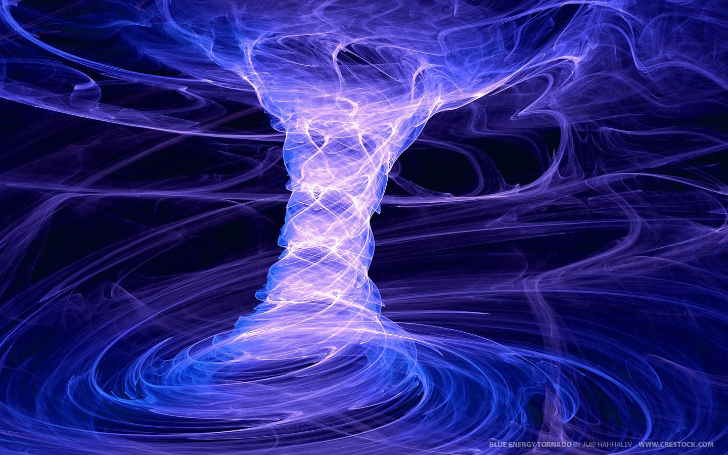 Vortice energia blu astratto, 1440x900 720p, Laptop