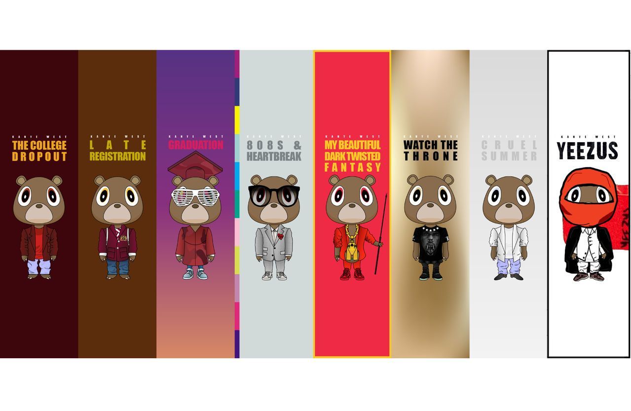 Evoluzione orsetto Kanye West, 1279x833 HD, PC