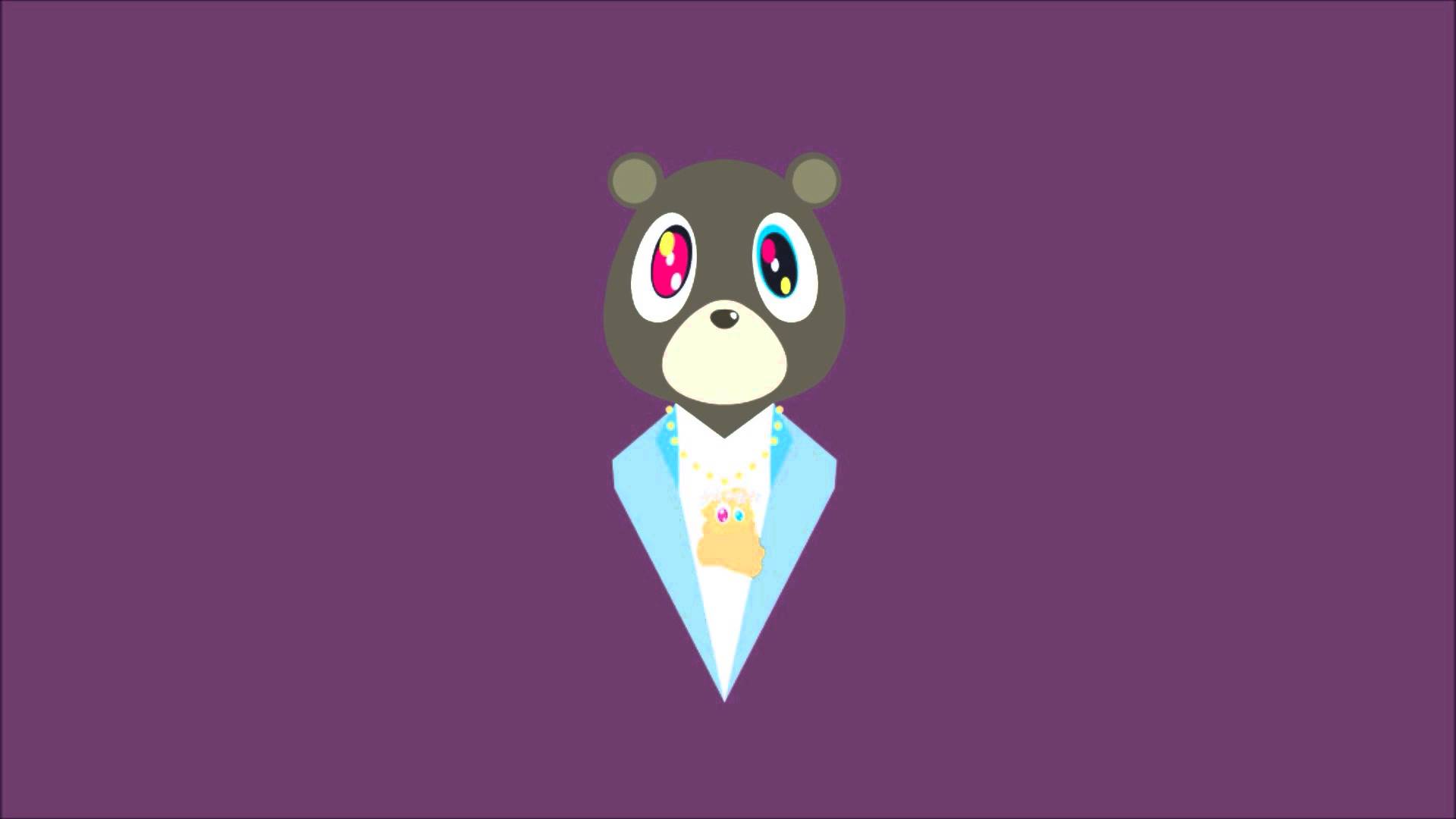 Orso Dropout Bear viola, 1920x1080 Full HD 1080p, Desktop
