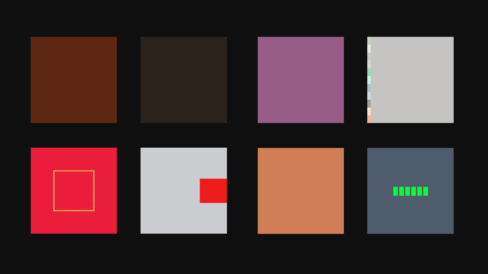 Griglia quadrati colorati minimalista, 1920x1080 1080p, PC Desktop