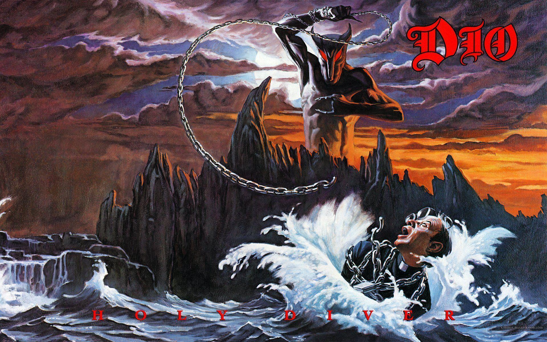 Copertina album Dio Holy Diver, 1920x1200 Full HD+, Desktop