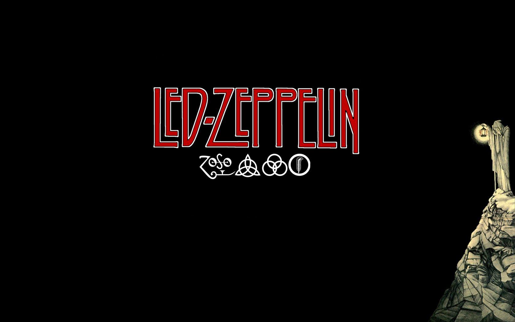 Logo Led Zeppelin simboli band, 1680x1050 HD Ready, Laptop