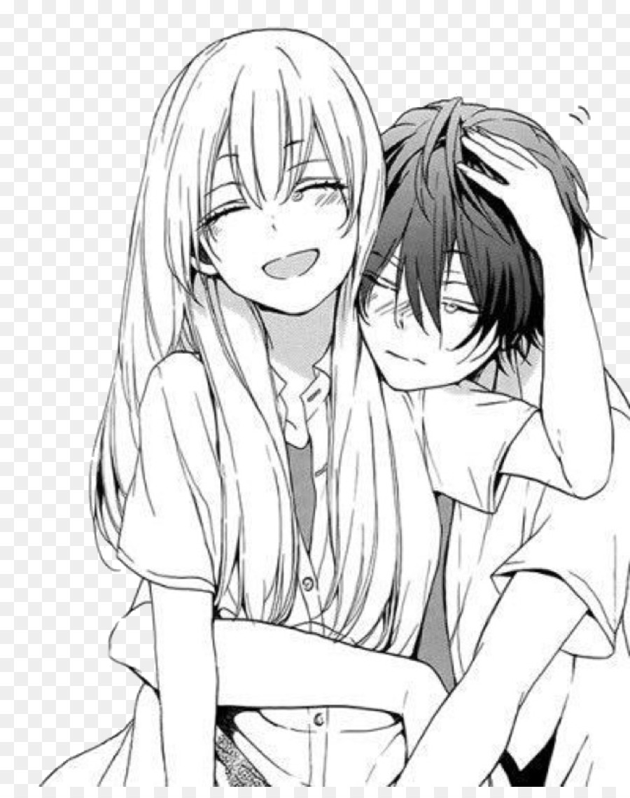 Coppia anime bianco e nero, 900x1140 Full HD Verticale, Smartphone