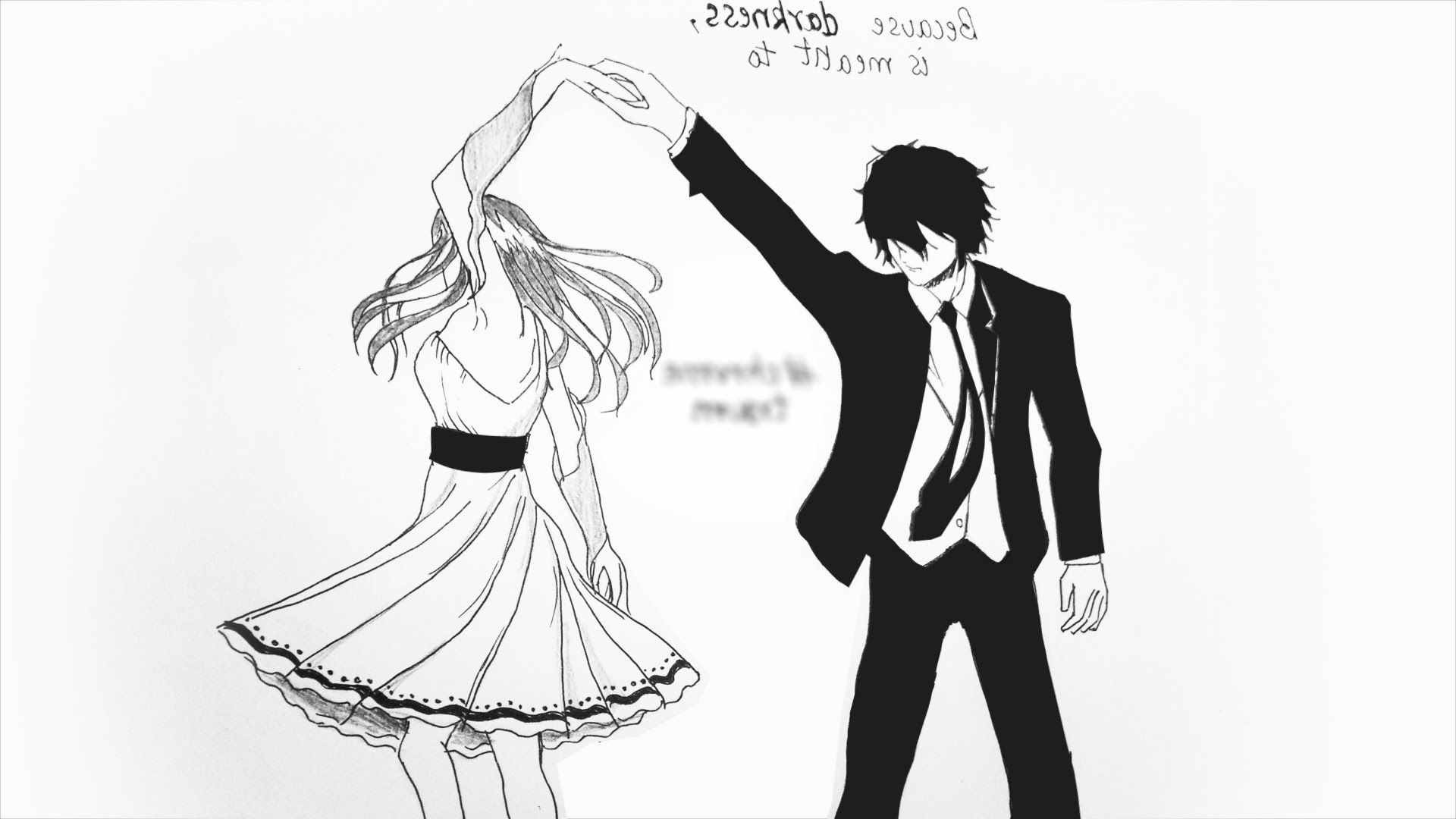 Coppia anime bianco e nero, 1920x1228 Full HD+, PC