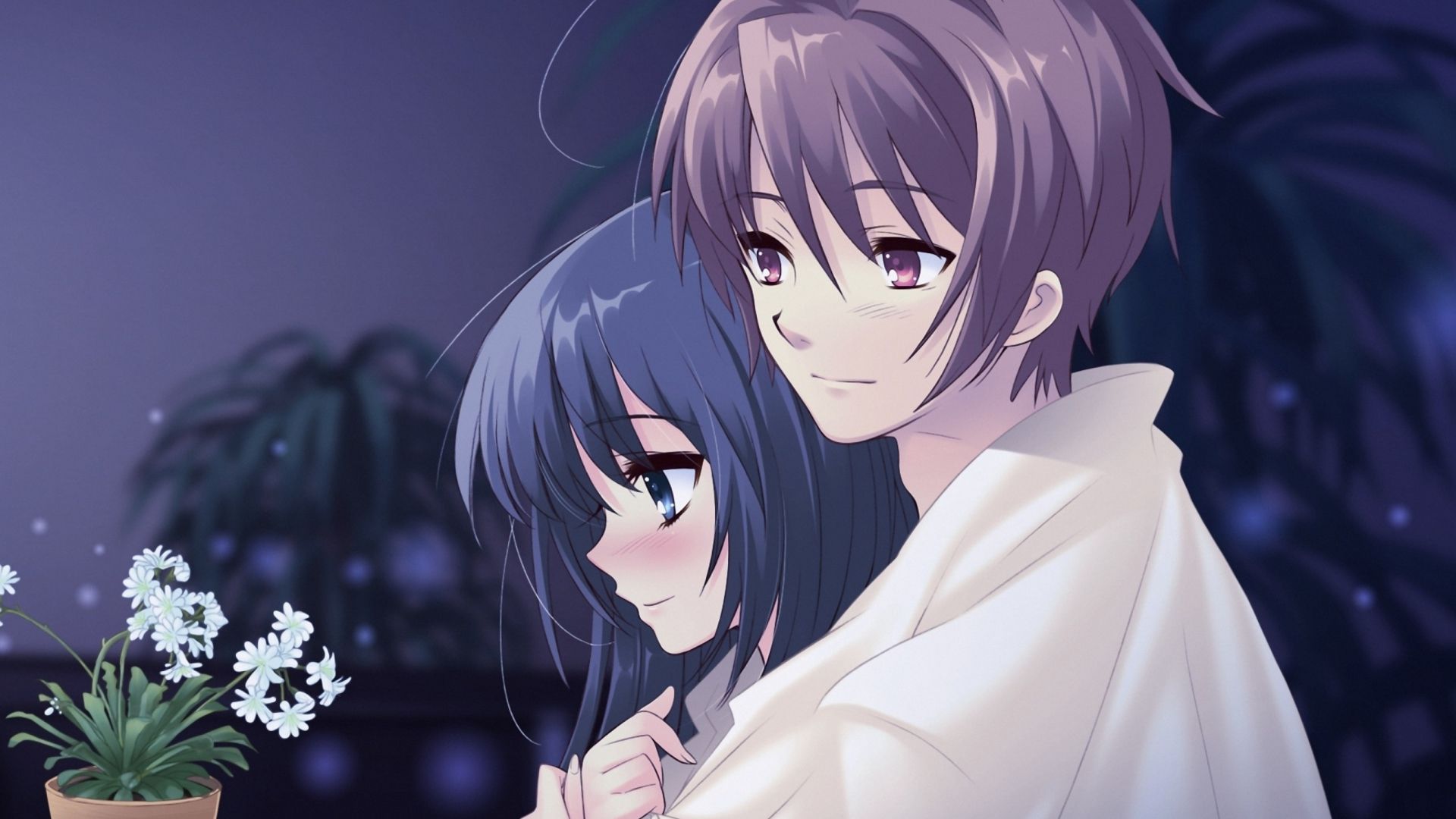 Coppia anime avvolta coperta, 1920x1080 Full HD, Desktop