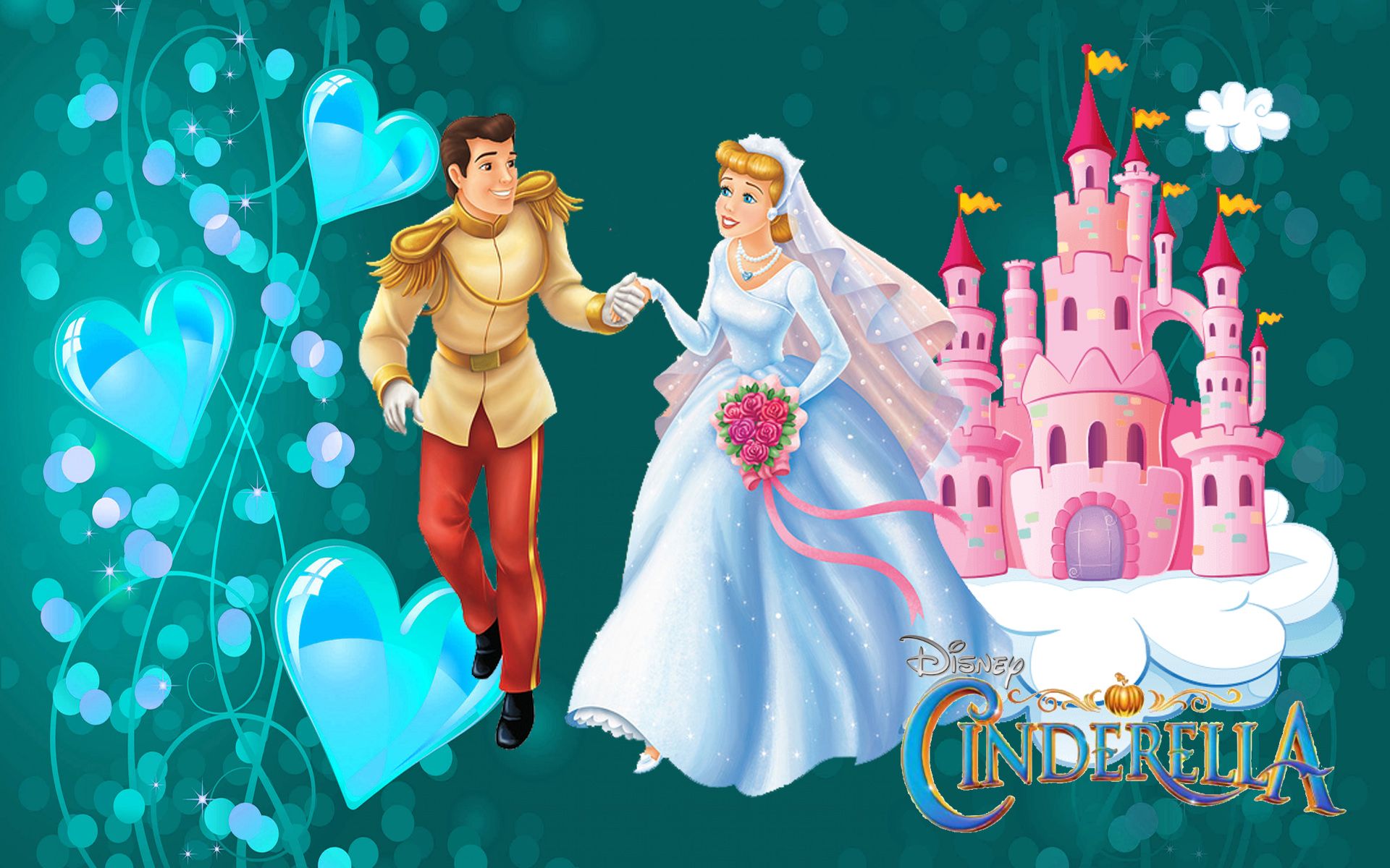 Cenerentola e Principe Azzurro sposi, 1920x1200 WUXGA, PC Desktop