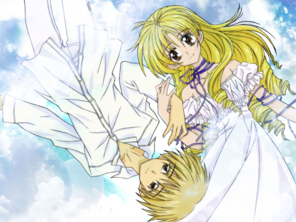 Coppia sposi anime bionda, 1024x768 HD, PC Desktop