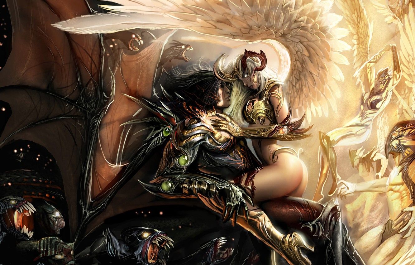 Demoni verdi stile World of Warcraft, 1920x1080 Full HD, PC Desktop