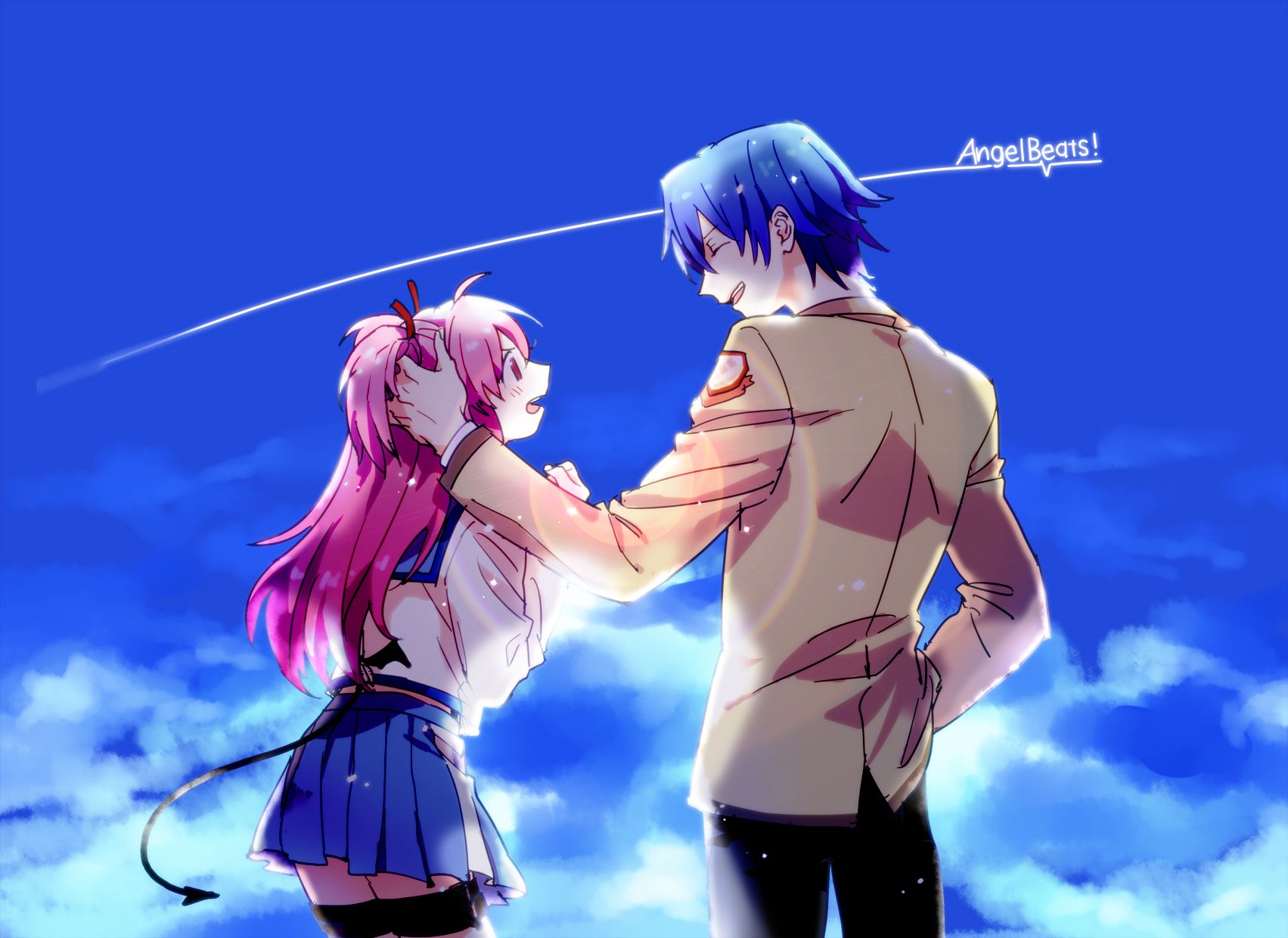 Demone anime capelli bianchi armatura, 1920x1080 Full HD, Desktop