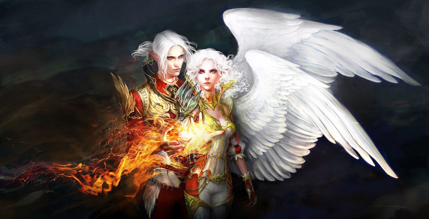 Coppia romantica tra fiamme, 1920x1200 WUXGA, PC