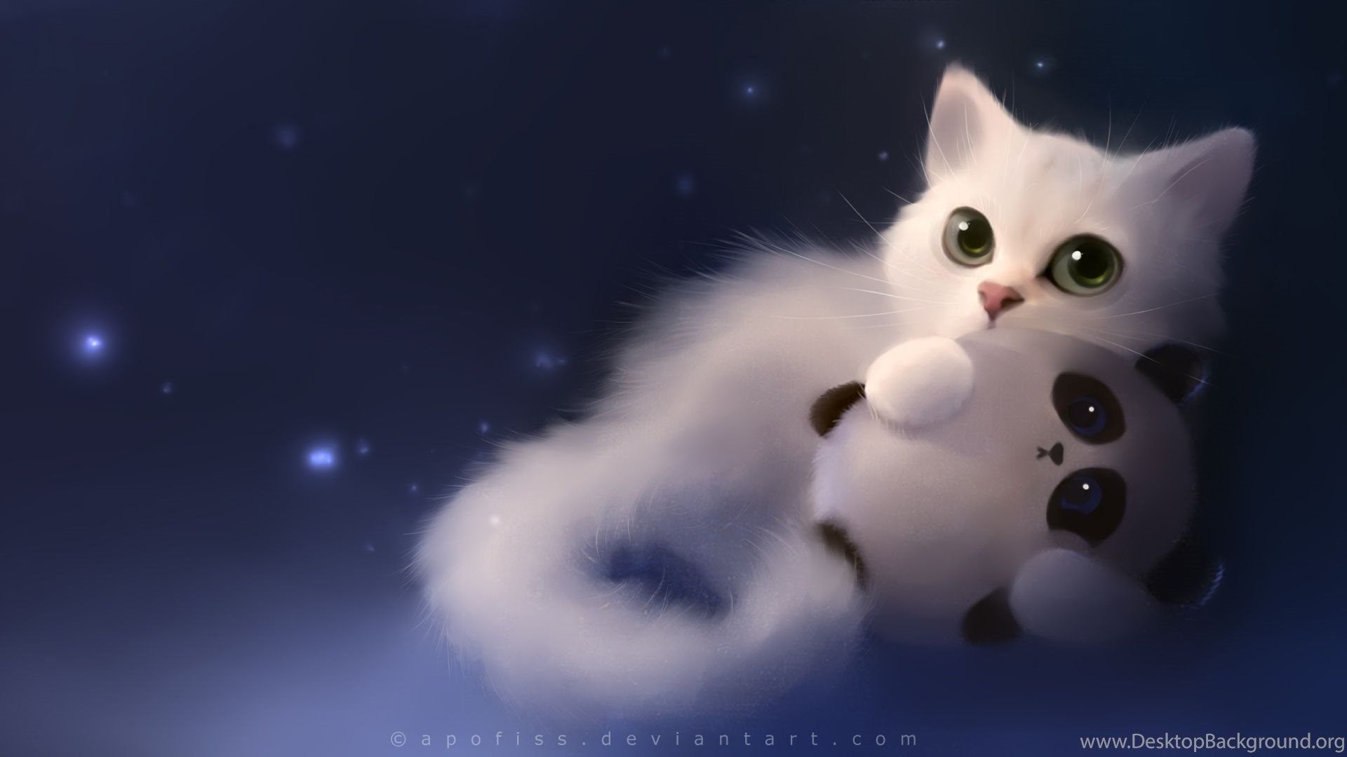Gatti bianco e nero innamorati, 3200x2560 2K+, Desktop