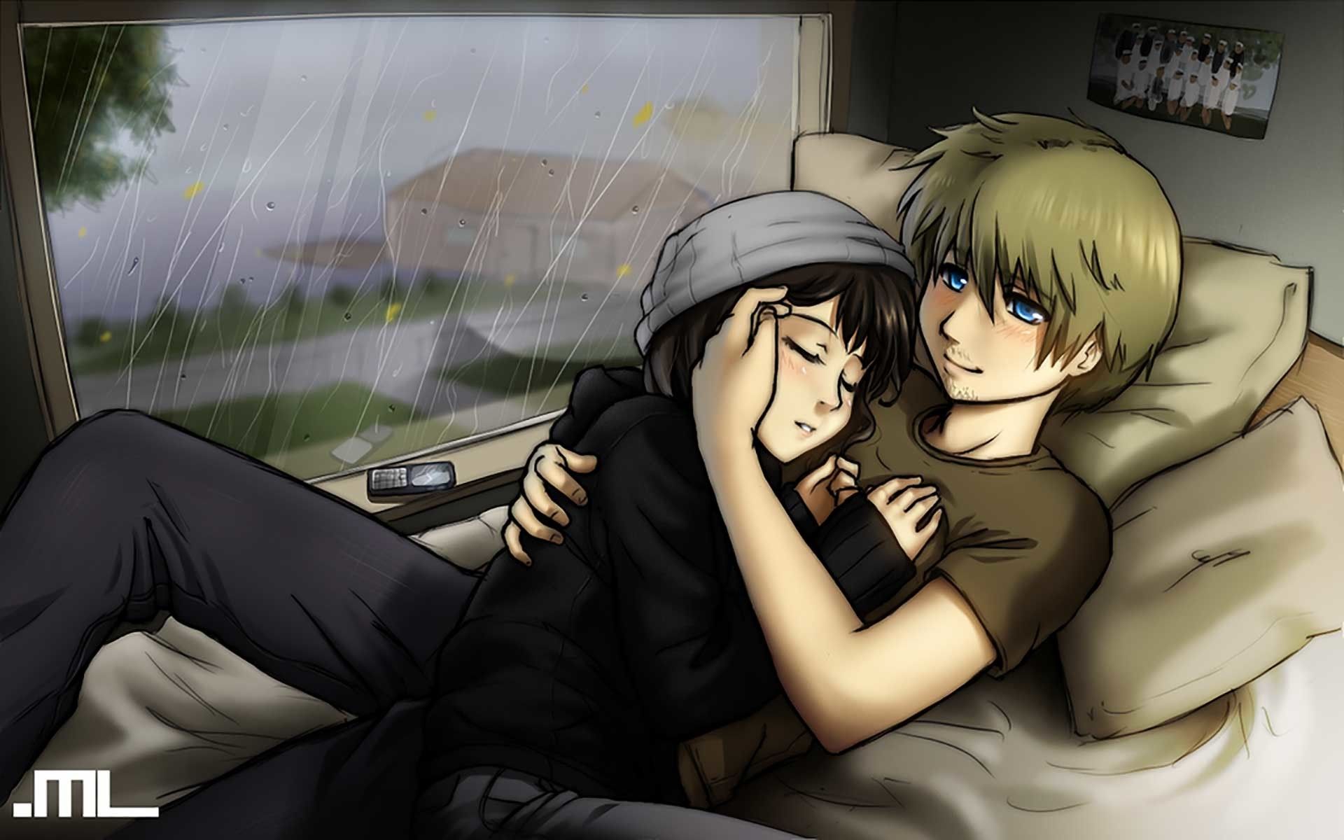 Coppia anime emo abbracciata, 1920x1200 Full HD+, PC