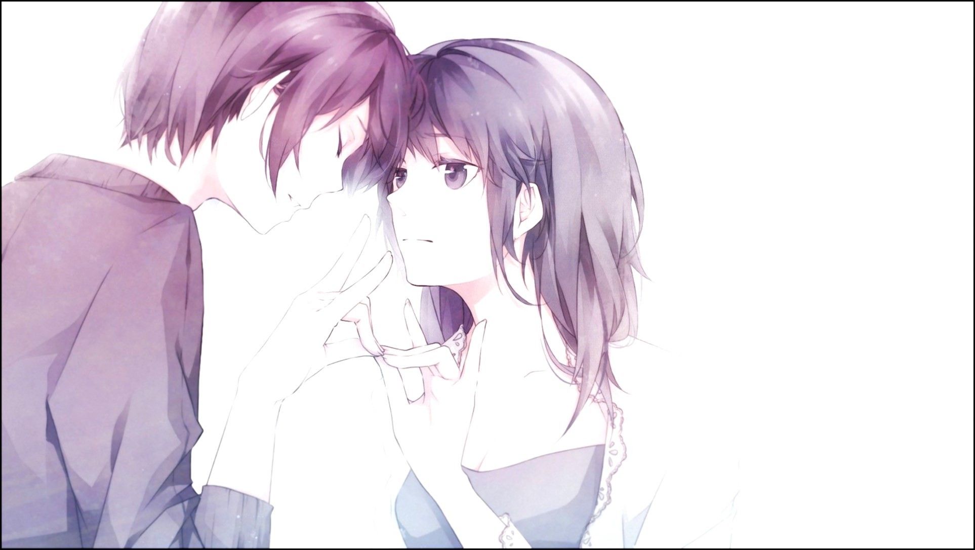 Coppia anime abbraccio seduta, 1296x846 720p, Laptop