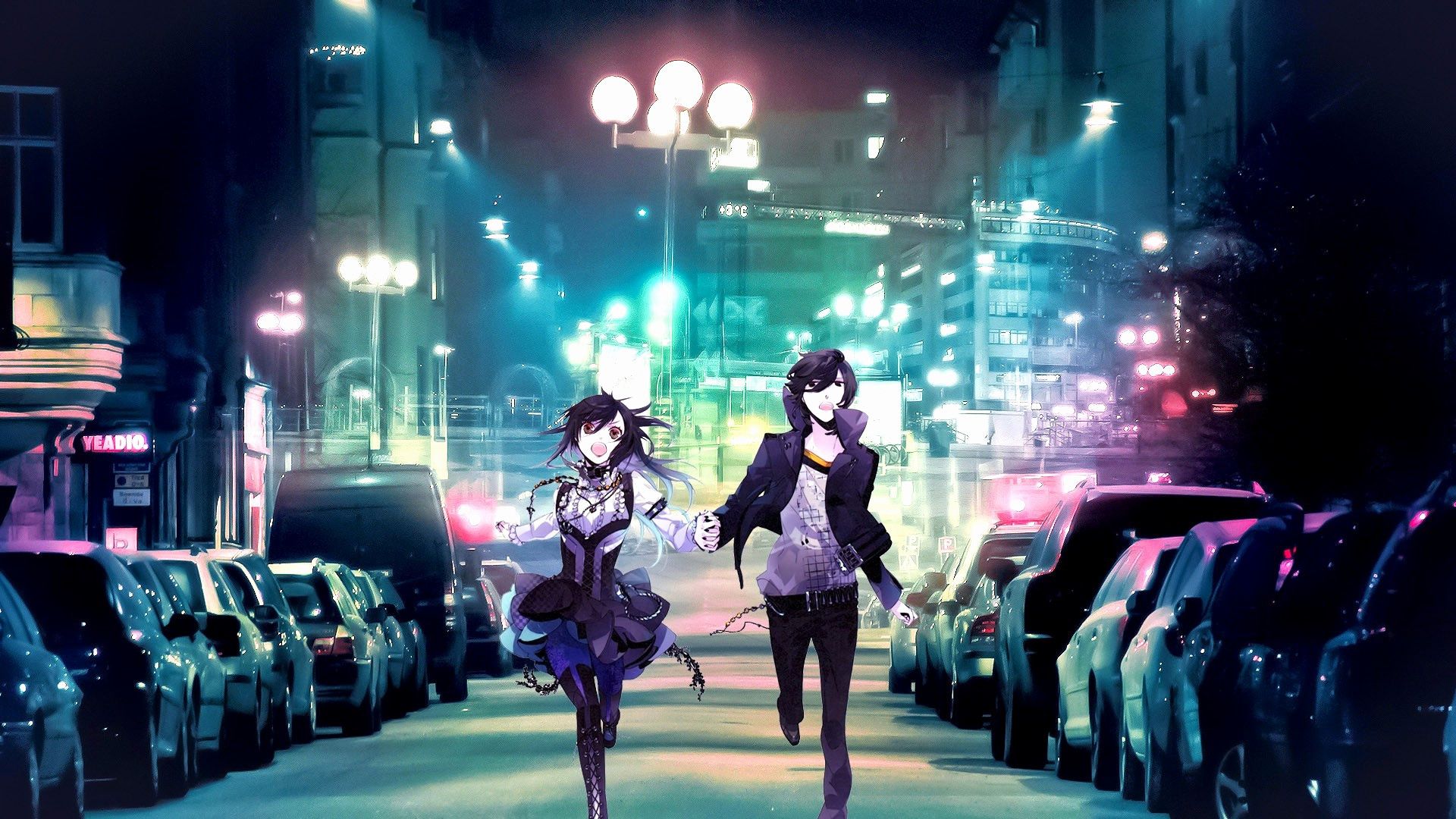 Coppia anime abbraccio neve, 1280x800 HD, Desktop