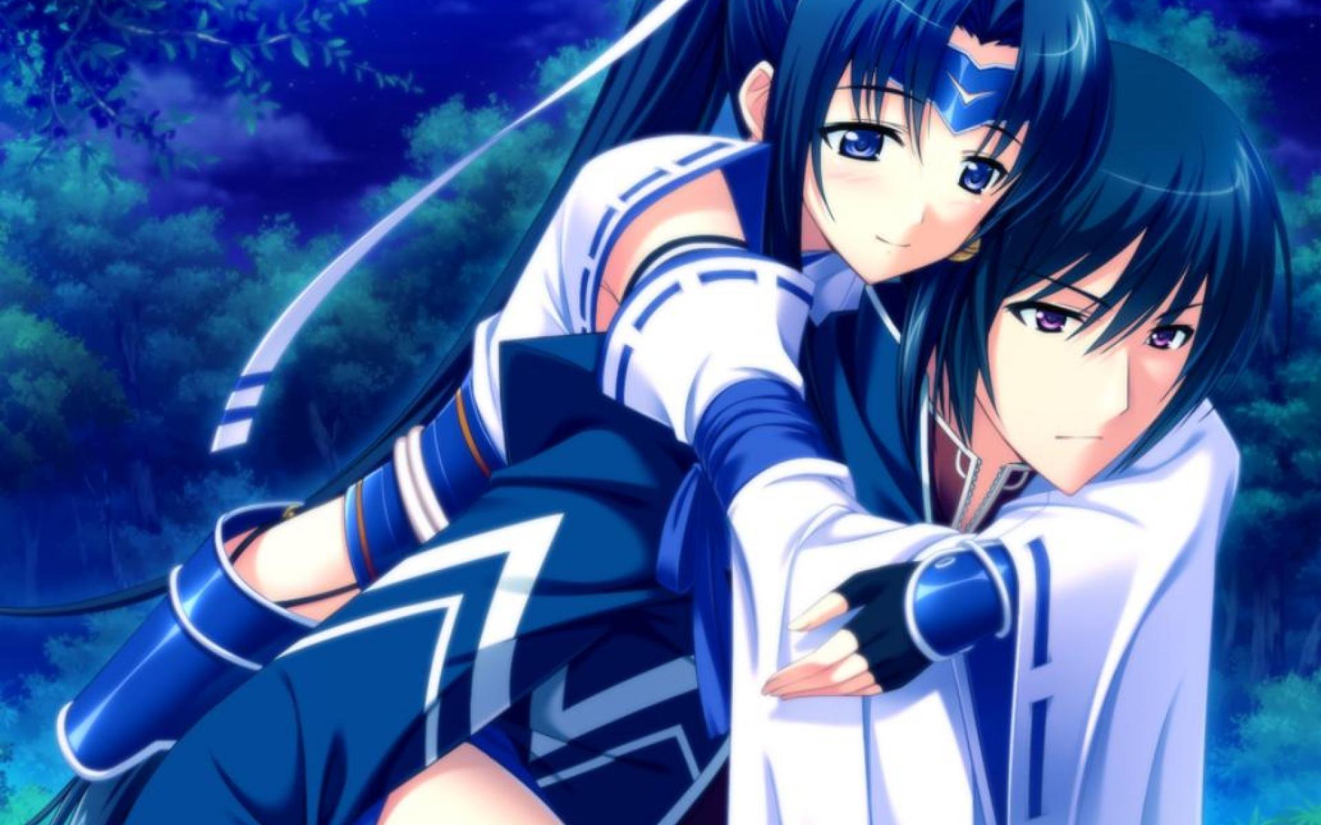 Coppia anime abbraccio viola, 1024x768 HD, PC